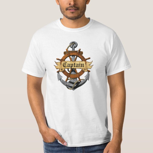Camiseta Capitão Âncora e roda (Frente)