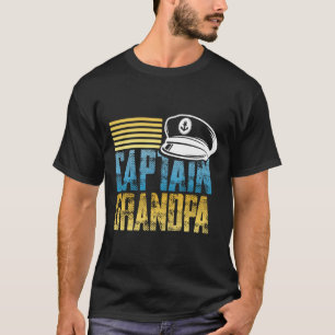 Camiseta Capitão Avô - Navegando Capitão Chapéu - Boat Love