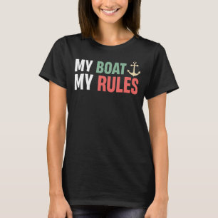 Camiseta Capitão Barco Velejando Pescador Marinheiro