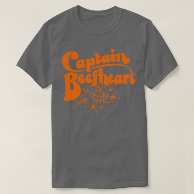 Camiseta Capitão BeefHeart E A Banda Mágica (Frente do Design)
