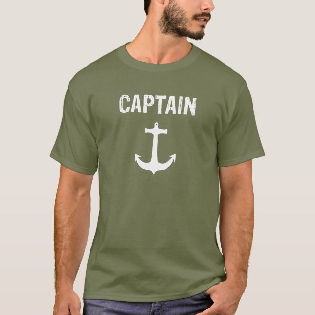 Camiseta Capitão, capitão do navio (Frente)