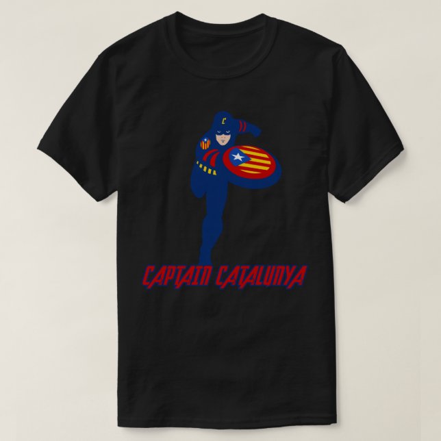 Camiseta capitão catalunya barca (Frente do Design)