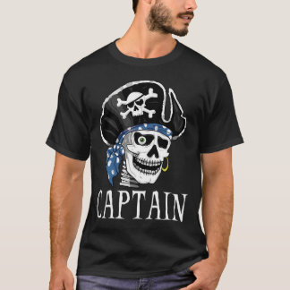 Camiseta Capitão com um só olho do pirata