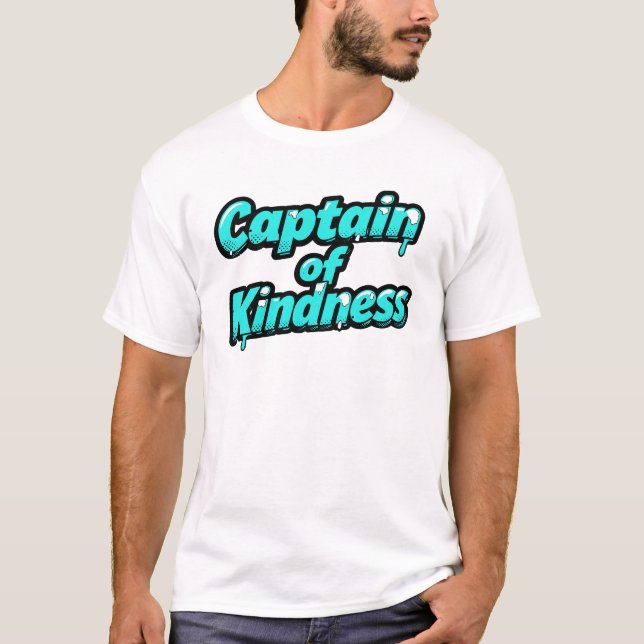 Camiseta Capitão da Bondade – Aqua Pop Comic (Frente)