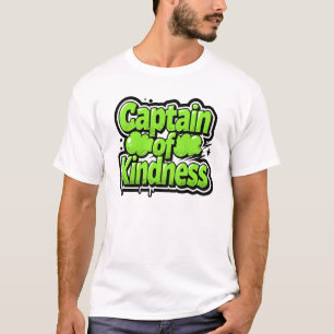 Camiseta Capitão da Bondade – Letra de Bolha Brilhante