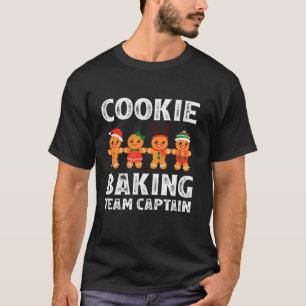Camiseta Capitão da Equipe de Assar Biscoitos Divertido Gin
