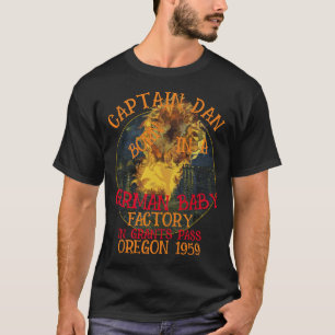 Camiseta Capitão da Fábrica de Bebês Alemães Nascido Coho