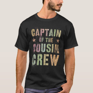 Camiseta CAPITÃO DA TRIPULAÇÃO DO COUSIN Leopard Imprima Gr