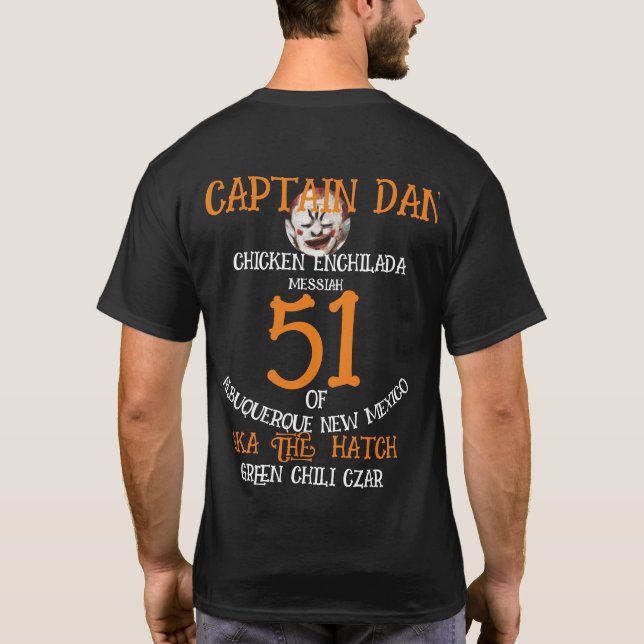 CAMISETA CAPITÃO DAN FRANGO ENCHILADA MESSIAS ALBUQUERQUE (Verso)