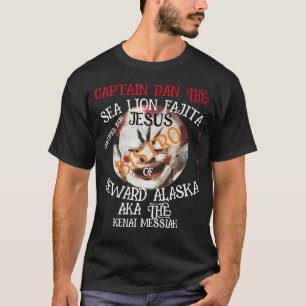 Camiseta CAPITÃO DAN LONTRa MARINHA FAJITA JESUS SEWARD AK 