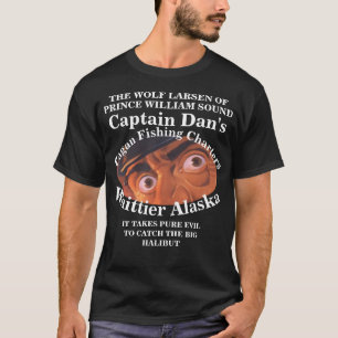 CAMISETA CAPITÃO DAN WOLF LARSEN ALASKA AK FV CAPITÃO WHITT