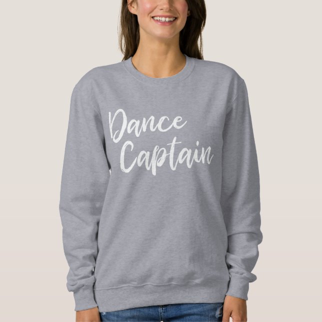 Camiseta Capitão Dança na Tipografia de Script Moderno (Frente)