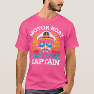 Camiseta Capitão de Barco a Motor Náutico Legal Marinheiro