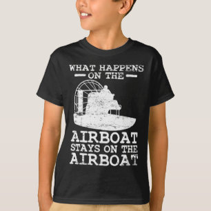 Camiseta Capitão de barco de aerobarco Barco vintage 
