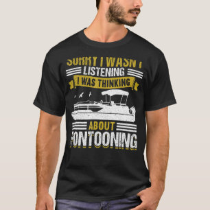 Camiseta Capitão de Barco de Vintage Pontoon Barco 1