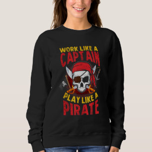 Camiseta Capitão de Barco Pirates Pirata Pirata Navio Pirat