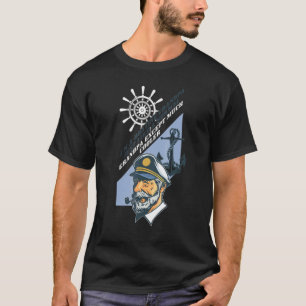 Camiseta Capitão de Barco Velejador Sou um Vovô Barco