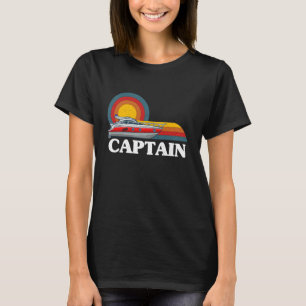 Camiseta Capitão de lancha rápida barco a motor