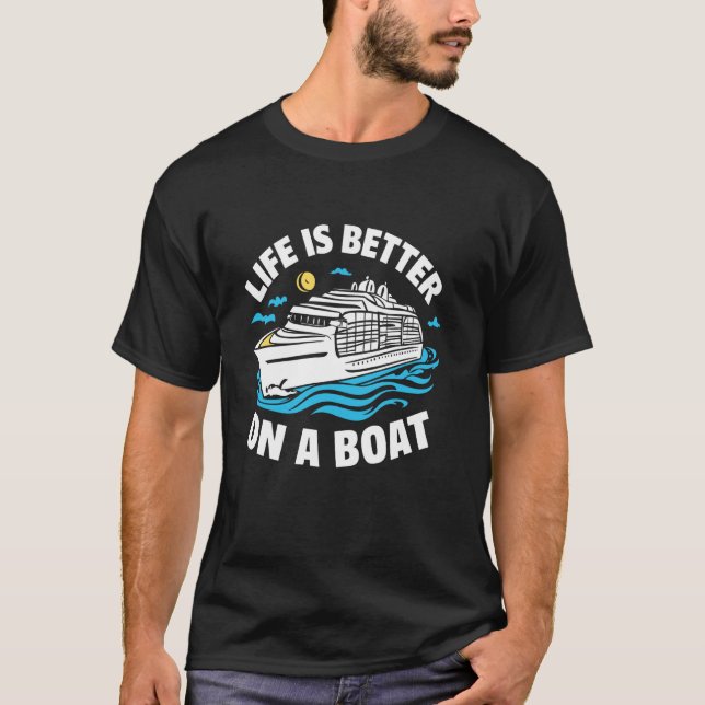 Camiseta Capitão de Navio de Viagem do Oceano Marítimo de C (Frente)