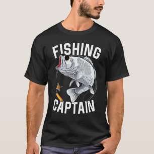 Camiseta Capitão de Pesca de Boca-Larga Pais Pescadores