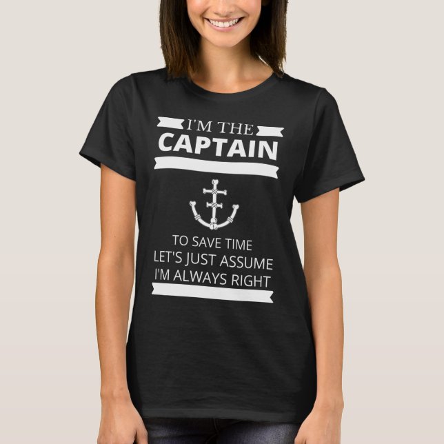 Camiseta Capitão do Barco (Frente)