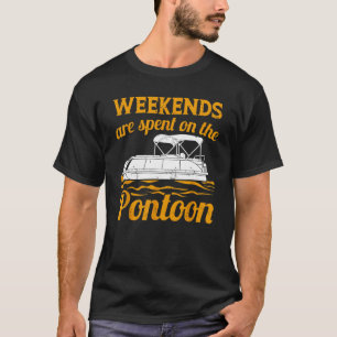 Camiseta Capitão do Barco Pontão Fins de Semana no Pontão
