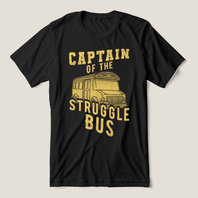 Camiseta Capitão Do Ônibus De Luta (Design frontal)