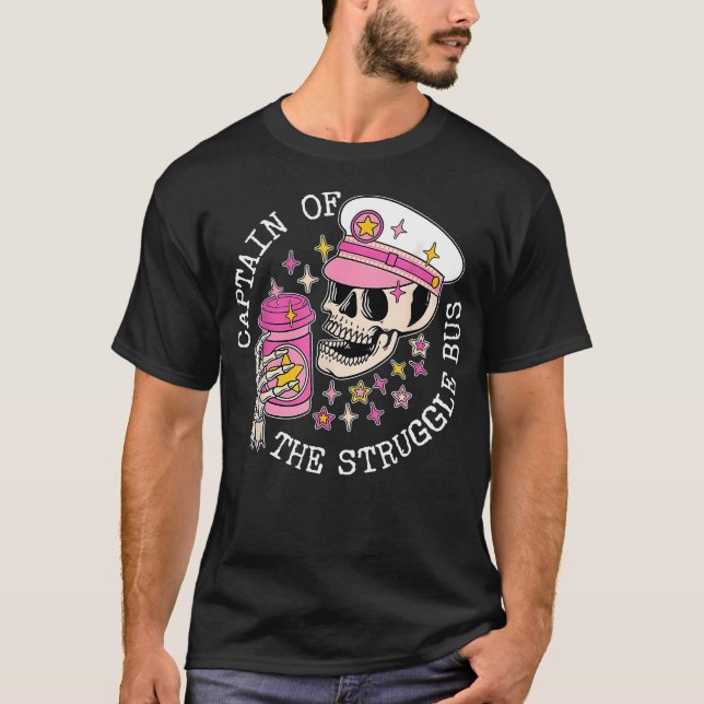 Camiseta Capitão Do Ônibus Engraçado Roupa (Frente)