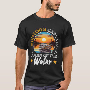 Camiseta Capitão do Pontão Barco Boating Retro Vintage