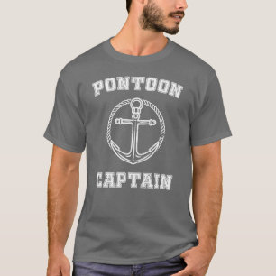 Camiseta CAPITÃO DO PONTÃO Diversão no barco para esportes 