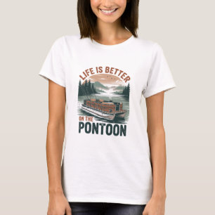Camiseta Capitão do Pontão Vintage Férias de Verão no Barco