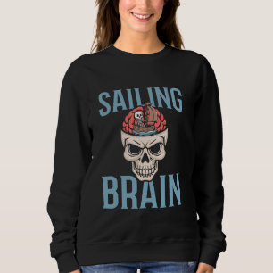 Camiseta Capitão do Velejador do Caveira - Boat Sailboat Sa