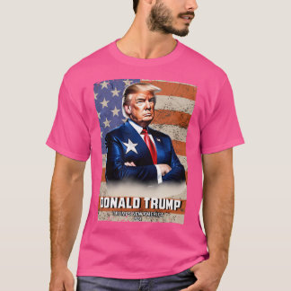 Camiseta Capitão Donald Trump 13 Trumps Nova América