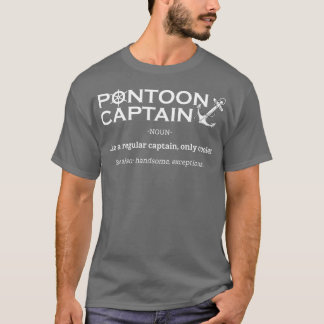Camiseta Capitão Engraçado Como um capitão normal