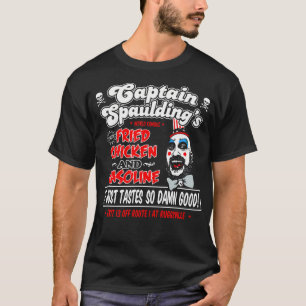 Camiseta Capitão Engraçado Spaulando Galinha Fritada E Gaso