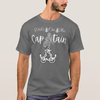 Camiseta Capitão Esposa Engraçado Dibs no Capitão 47