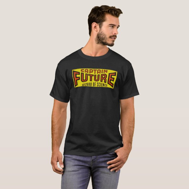 Camiseta Capitão Futuro Feiticeiro da ciência (Frente Completa)