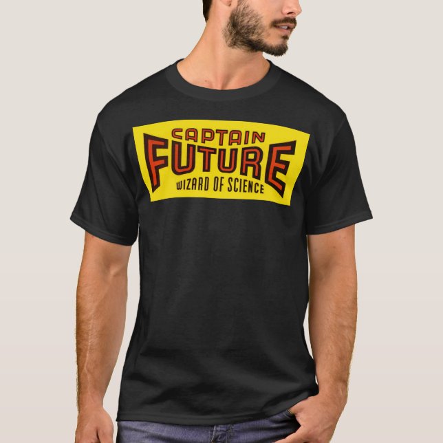 Camiseta Capitão Futuro Mágico da Camisa-T de Homens (Frente)