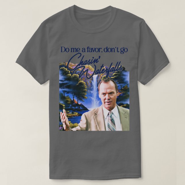 Camiseta Capitão Genes Waterfall (Frente do Design)