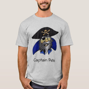 Camiseta Capitão idoso Pirata do YE