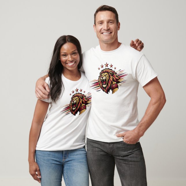 Camiseta Capitão Leão Rugindo  (Unissex)