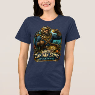 Camiseta Capitão Marítimo Vintage Aventura Feminina