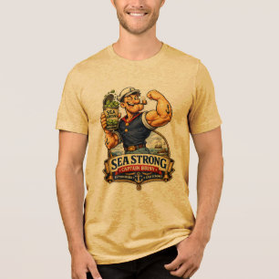Camiseta Capitão Marítimo Vintage Aventura Masculino