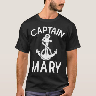 Camiseta Capitão Mary Navit Barco Yacht Anchor