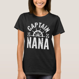 Camiseta Capitão Nana Boat Owner Lake Barco Padre