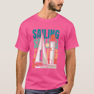 Camiseta Capitão Navegador à vela - Boat Vintage Sail