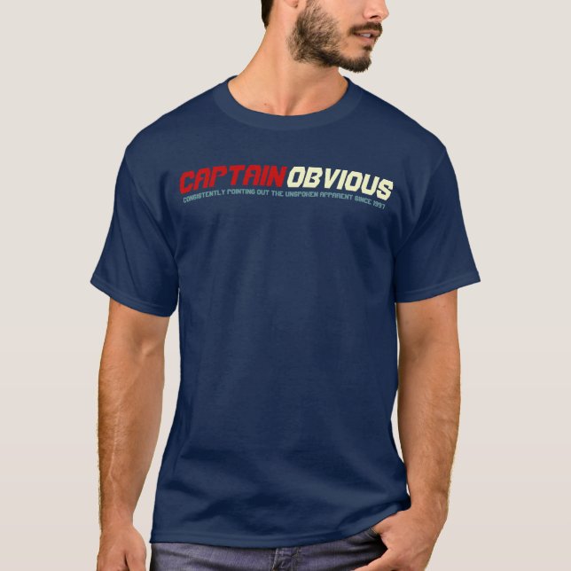 Camiseta Capitão Óbvio (Frente)