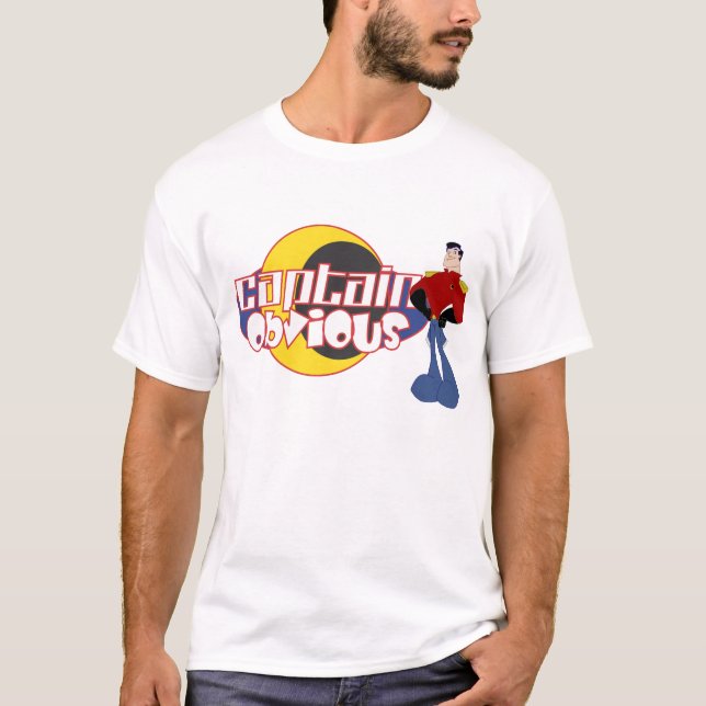 Camiseta Capitão óbvio com logotipo (Frente)