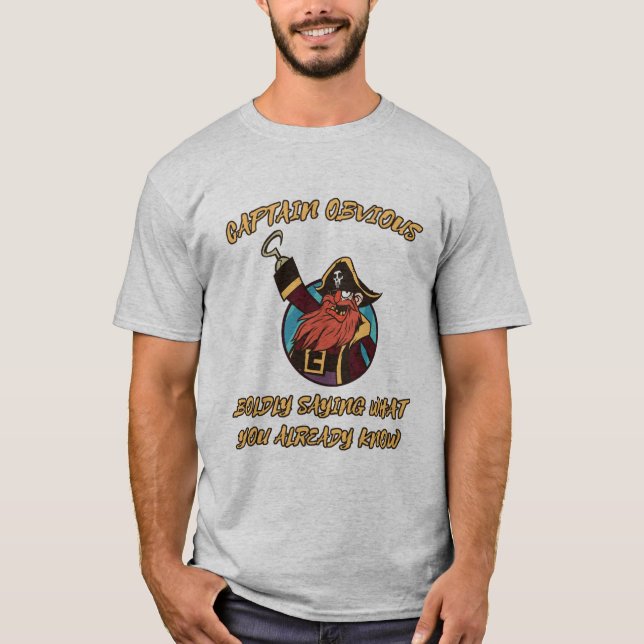 Camiseta Capitão Óbvio Dizendo (Frente)