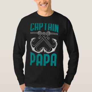 Camiseta Capitão Pai Sailer Padre Boater Skipper 1